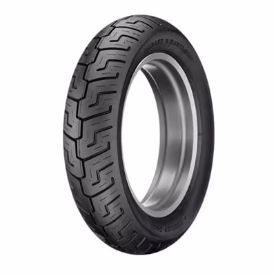 Dunlop D401 Rear Motorcycle Tire 130/90B-16 (73H) Black Wall For Indian, Harley-Davidson