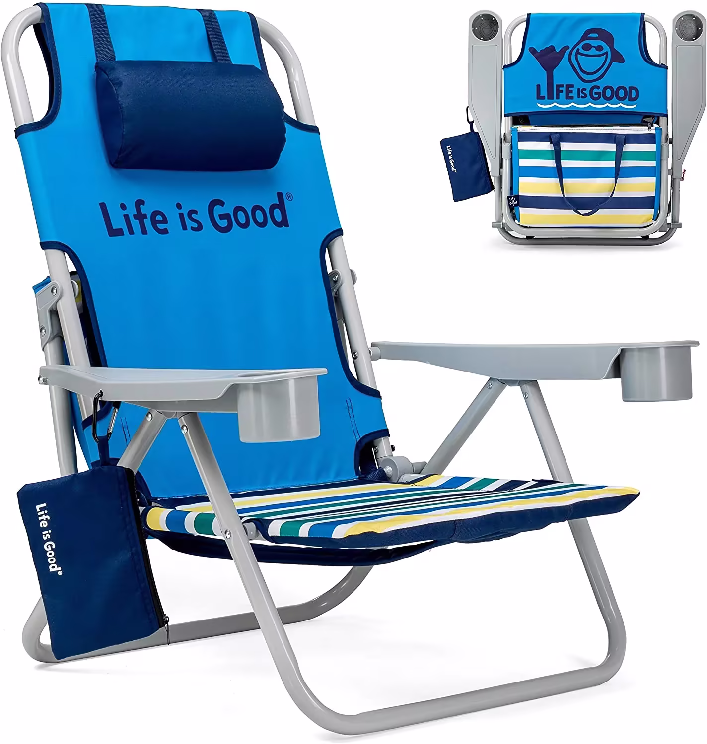 ake Blue Beach Chair, Short