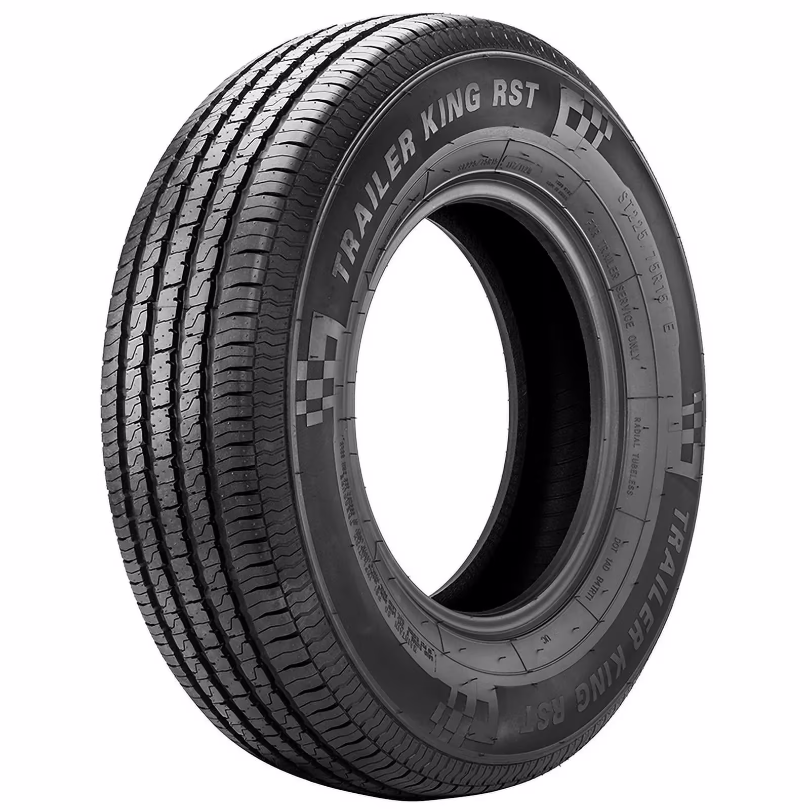 Trailer King RST ST225/75R15 117/112M E Trailer Tire – High-Performance Trailer Tire for Heavy Duty Use