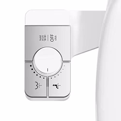 Veken Bidet Attachment for Toilet - Ultra-Slim Self Cleaning Fresh Cold Water Sprayer Bidets