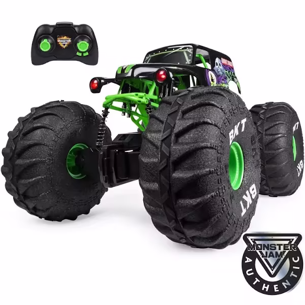 Monster Jam Mega Grave Digger Truck All Terrain Remote Control Monster 1:6