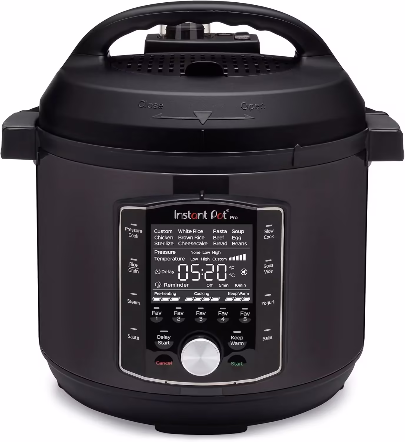 Instant Pot Pro 10-in-1 Pressure Cooker, Slow Cooker, Rice/Grain Cooker, Steamer