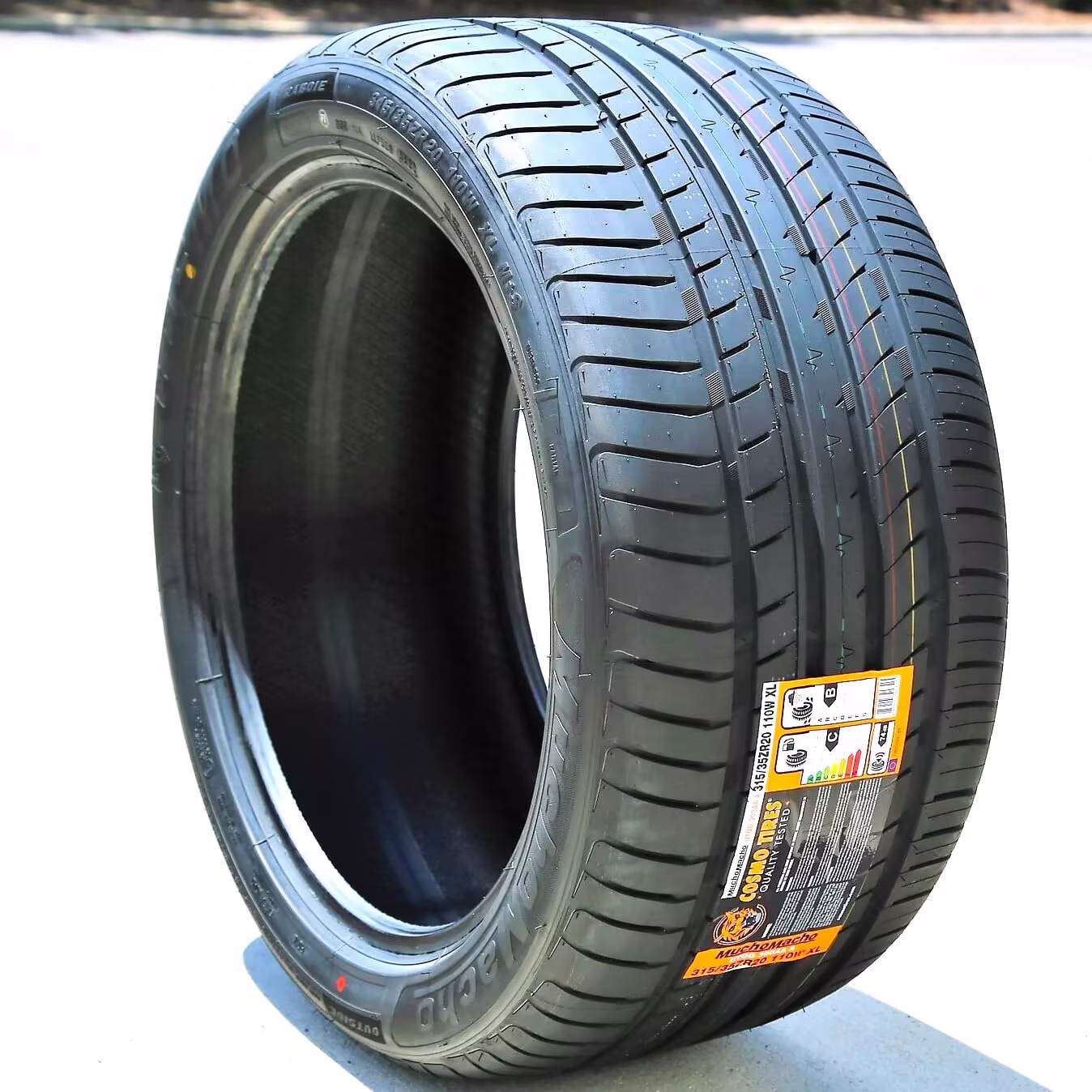 One set of four (four) 315/35R20 ZR 110W A/S performance tires