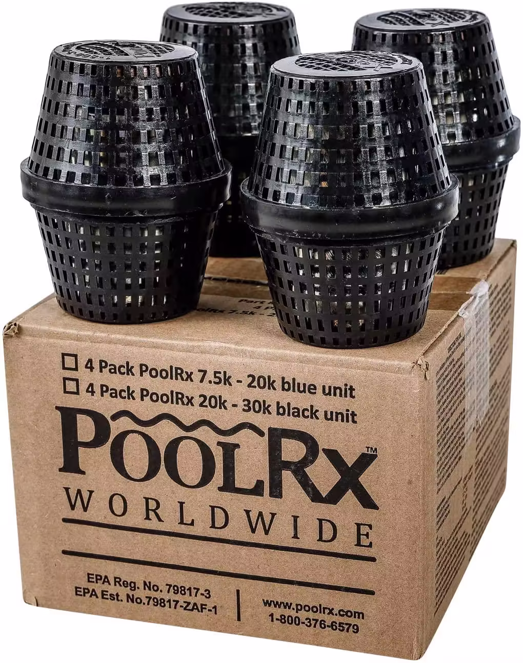 101067 Black Units Swimming-Pool-Algaecides (4 Pack), 20,000-30,000 Gallon