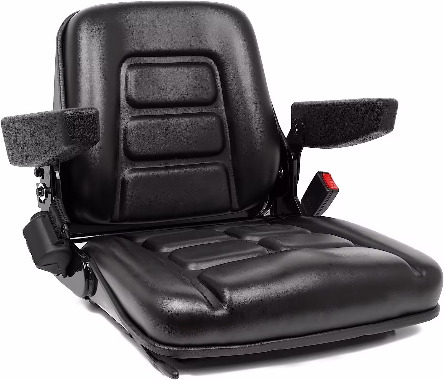 Universal Fold Down Forklift Seat, Micro Switch, Armrest And Safety Belt, for Tractor