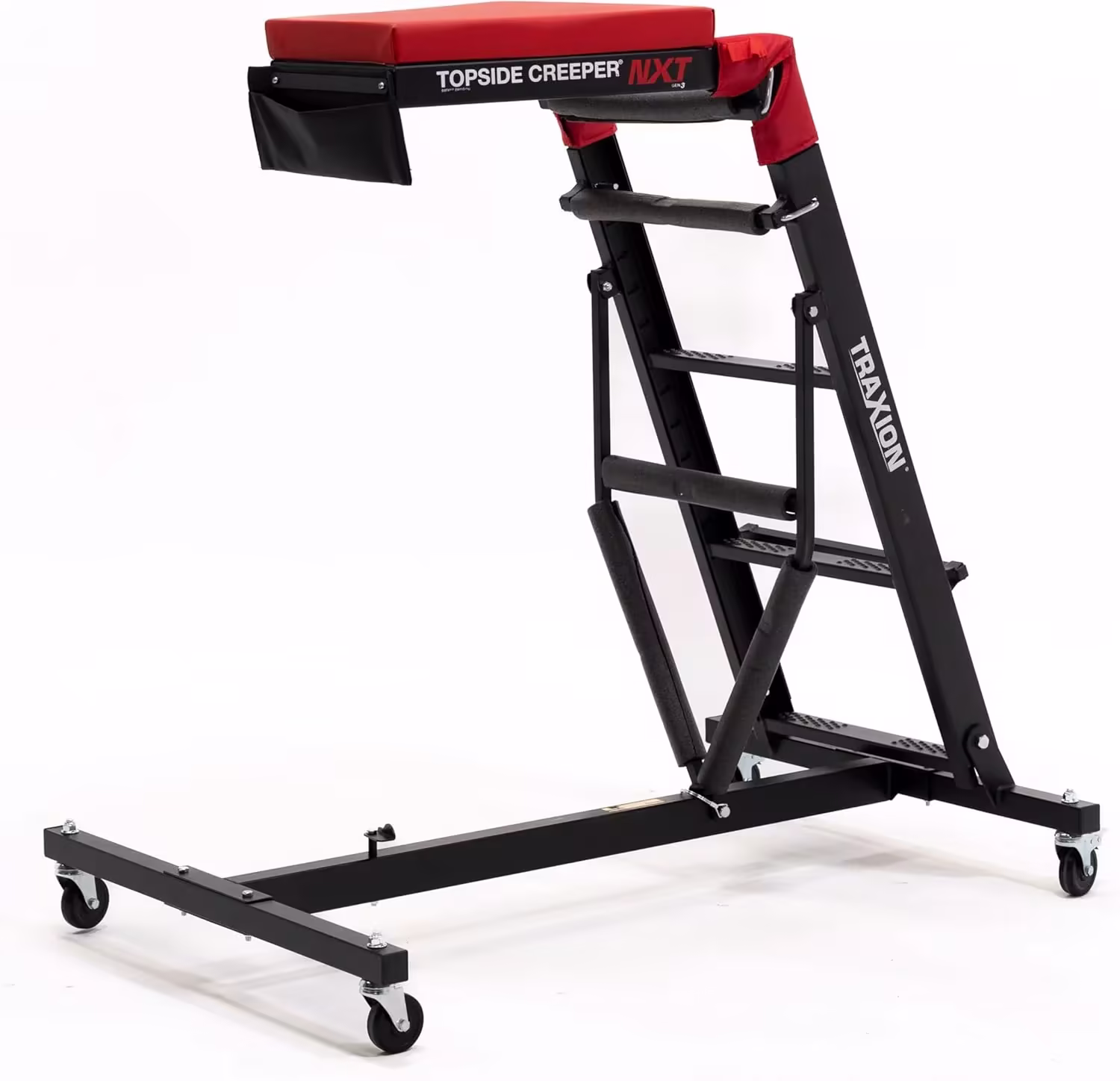 Traxion 3-200 NXT Foldable Topside Engine Creeper, Black