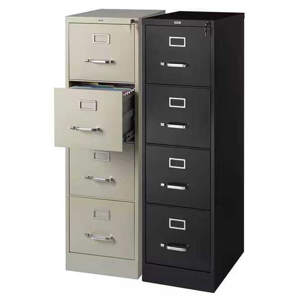 Hirsh Commercial 22D 4-drawer Letter Vertical File Cabinet