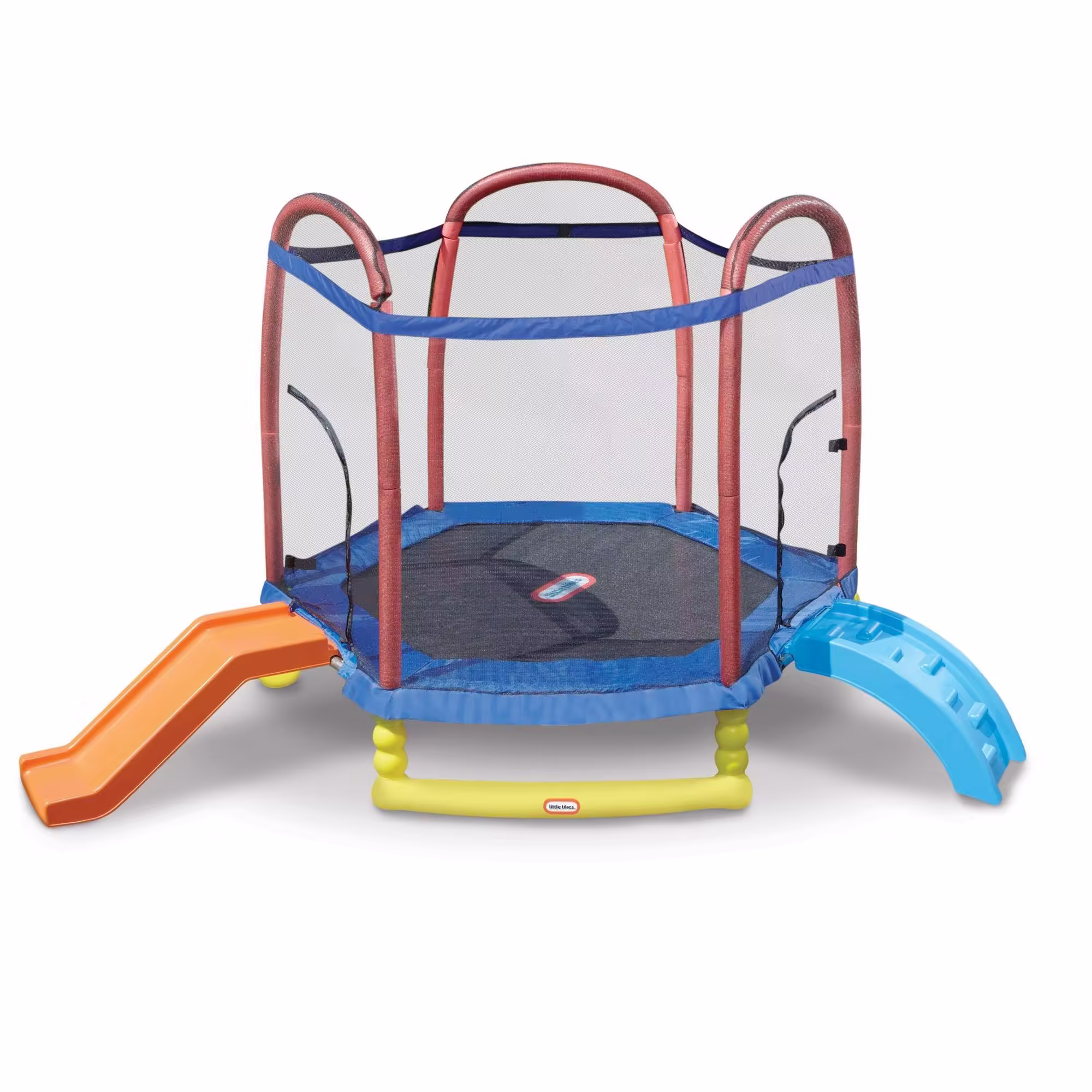 Little Tikes 7& Climb &n Slide Trampoline with Enclosure