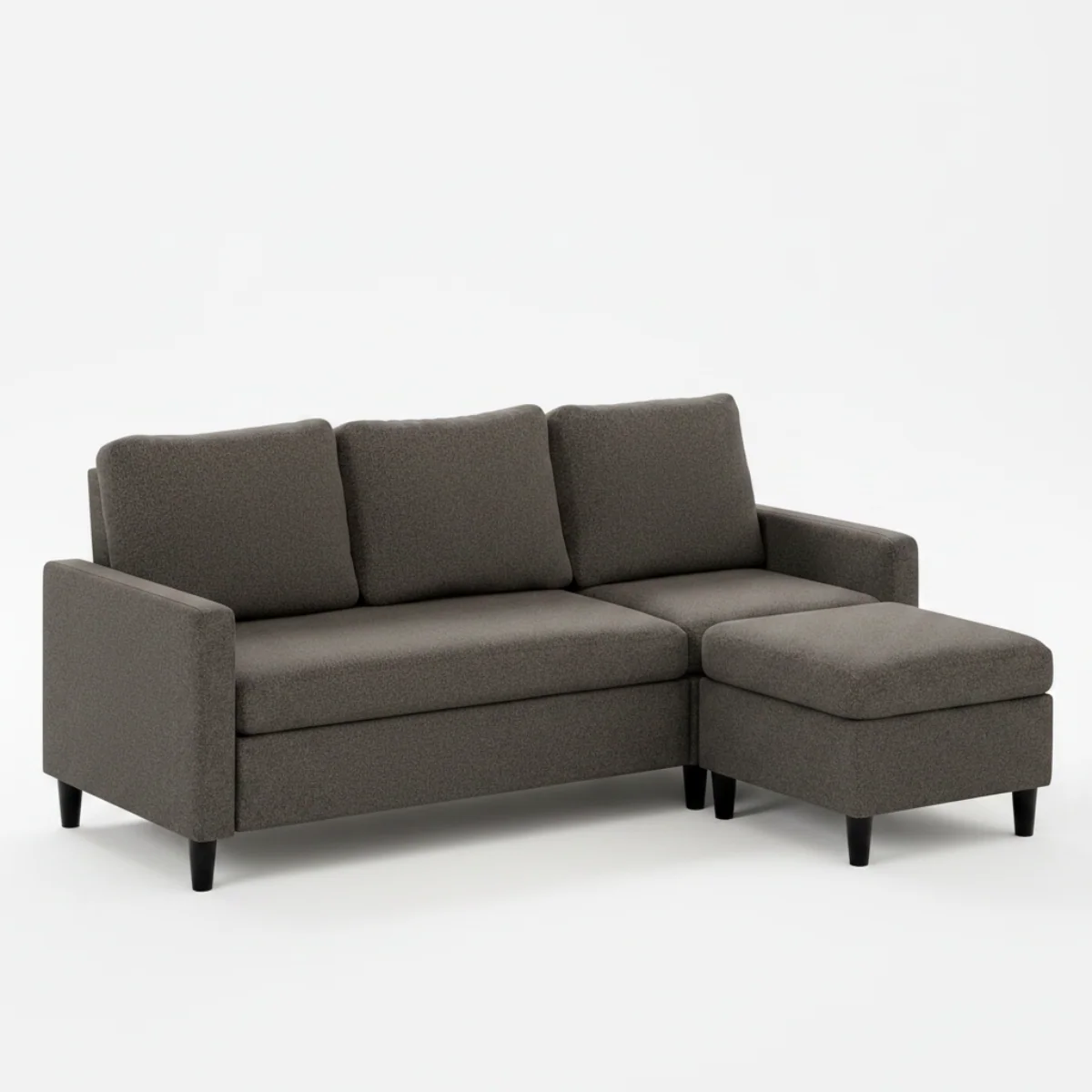 Dark Grey L Shaped Sectional Sofa Small Space