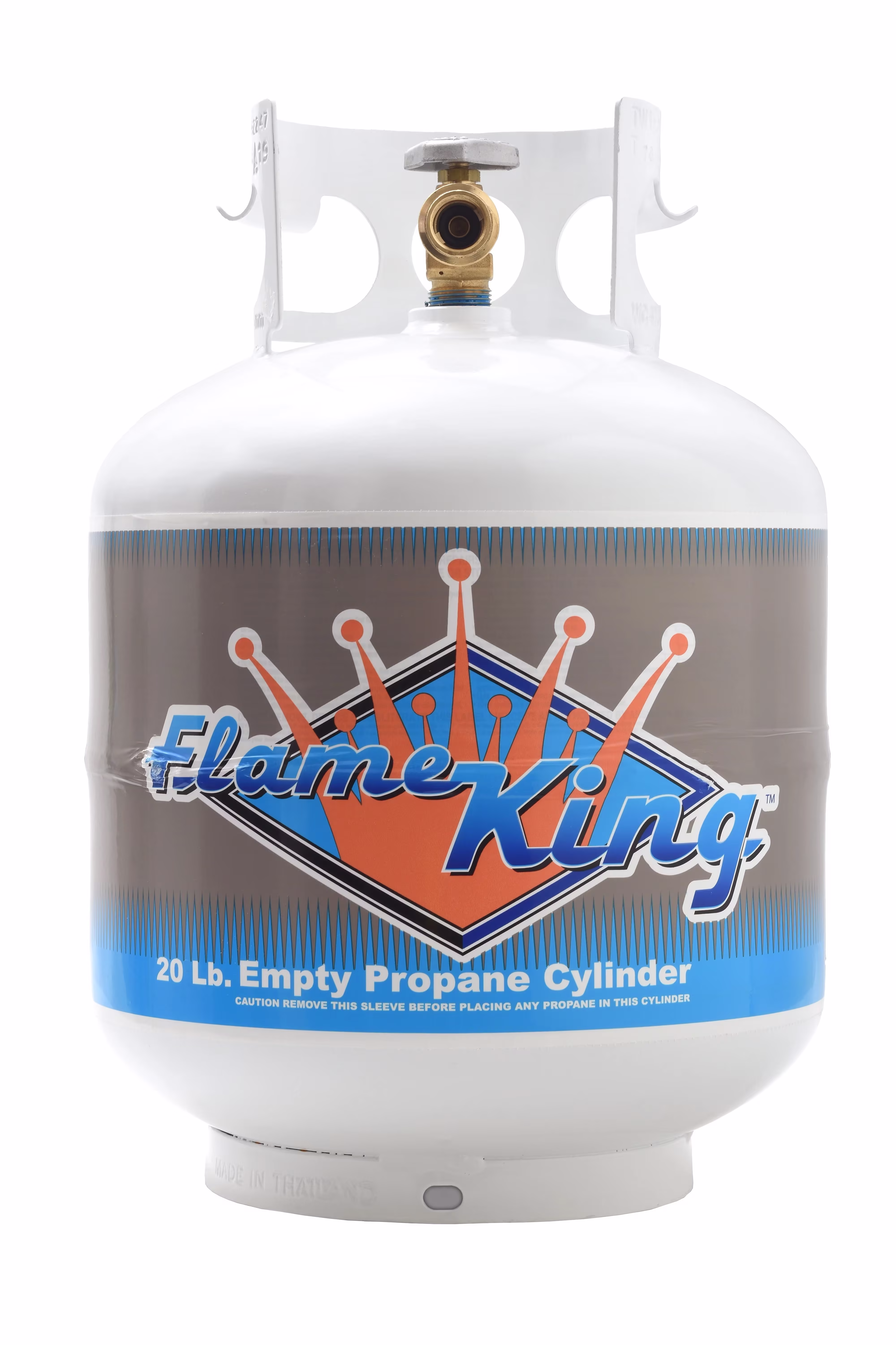Flame King 20 lb Propane Tank LP Cylinder Gas Tank with Type 1 Overfill Protection Device Valve (Ships Empty)