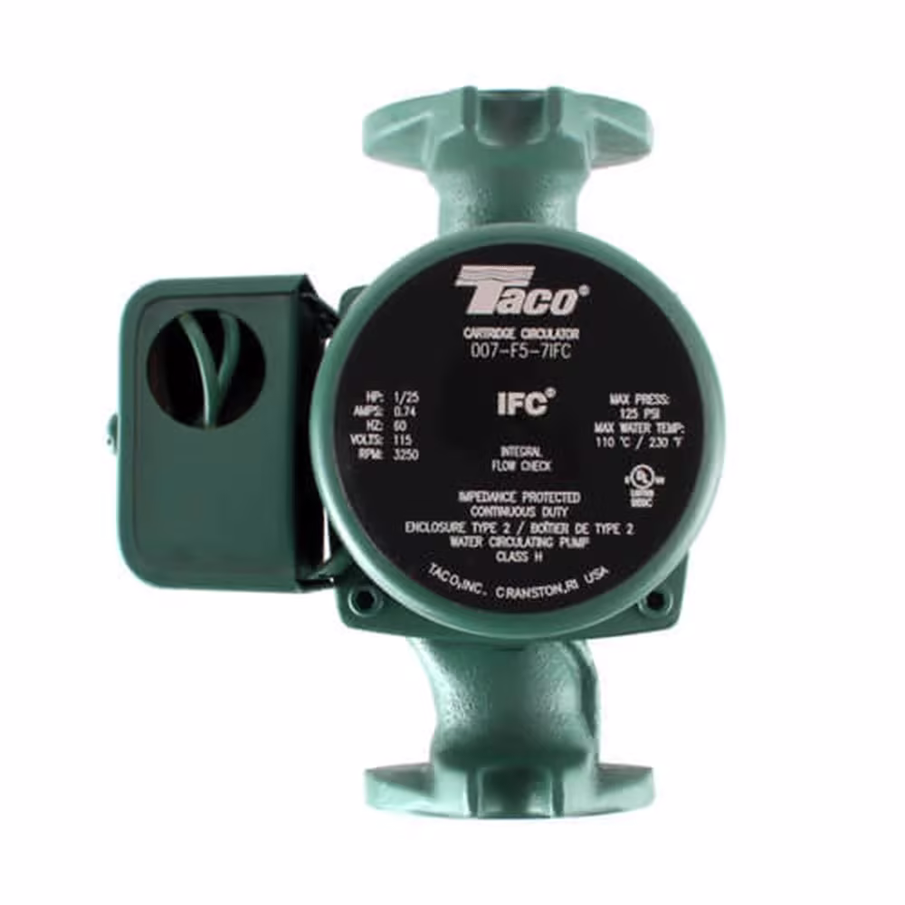 Taco 007-F5-7IFC Cast Iron 1/25 HP Circulator Pump