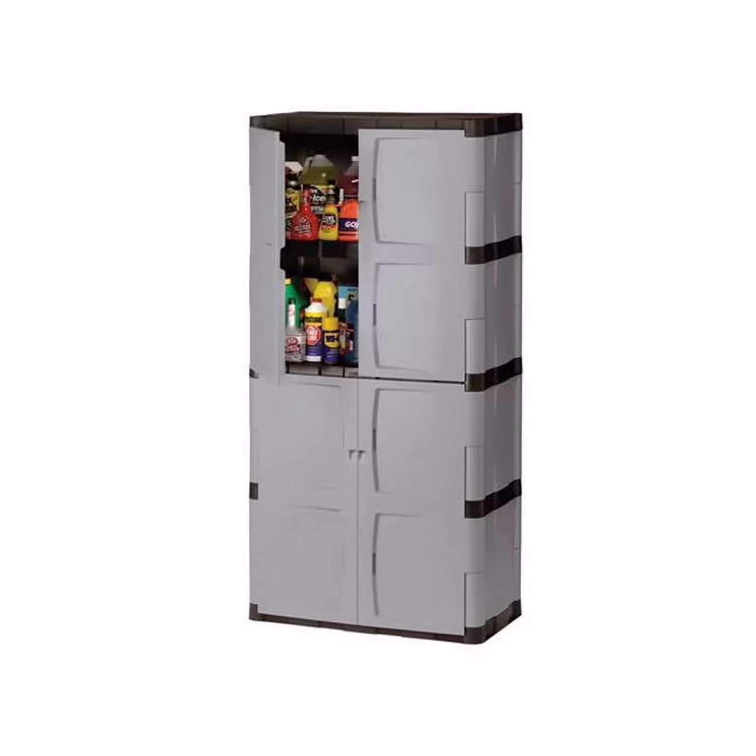 Rubbermaid Full Double Door Vertical 27 Cu.ft. Garage Storage Cabinet