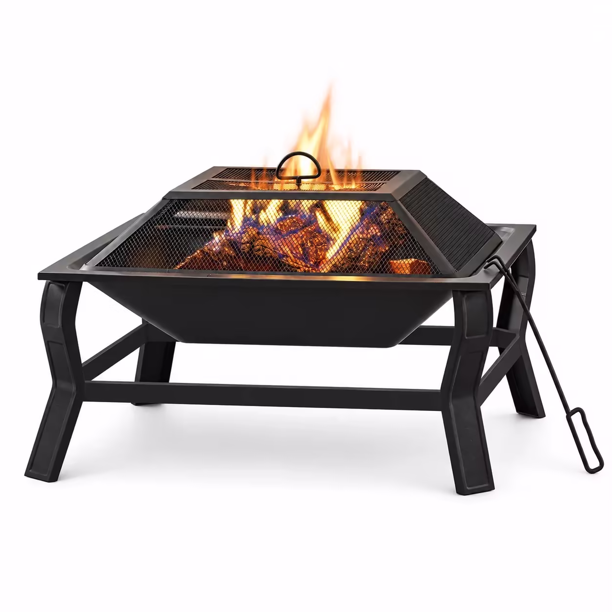 Mainstays 30 in. Square Steel Fire Pit