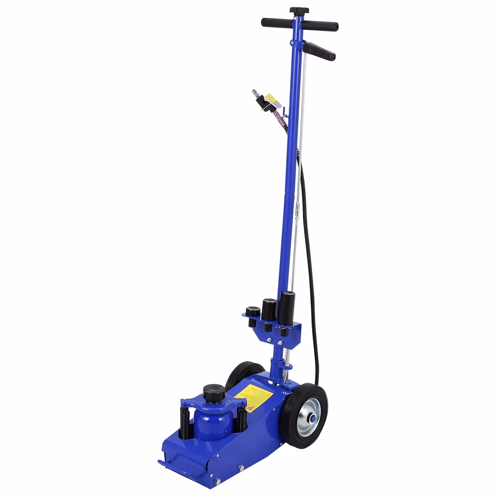 22-Ton Air Hydraulic Floor Jack, 44,000 lb Capacity, 9-17.7 Inch Lift, Dual Power and 4 Height Adapters