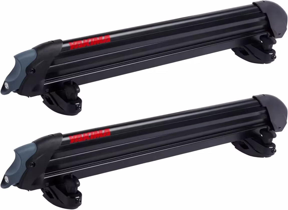 Yakima PowderHound 6 Ski & Snowboard MountRides Quietly Black