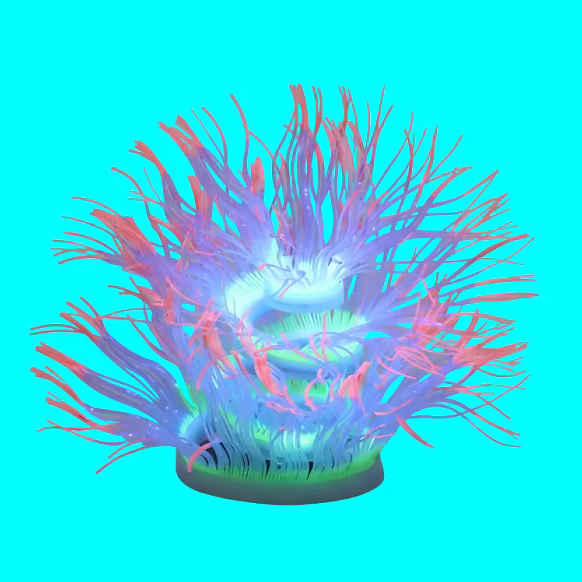 Silicone Sea Anemone Aquarium Decoration – 50cm Simulation Fish Tank