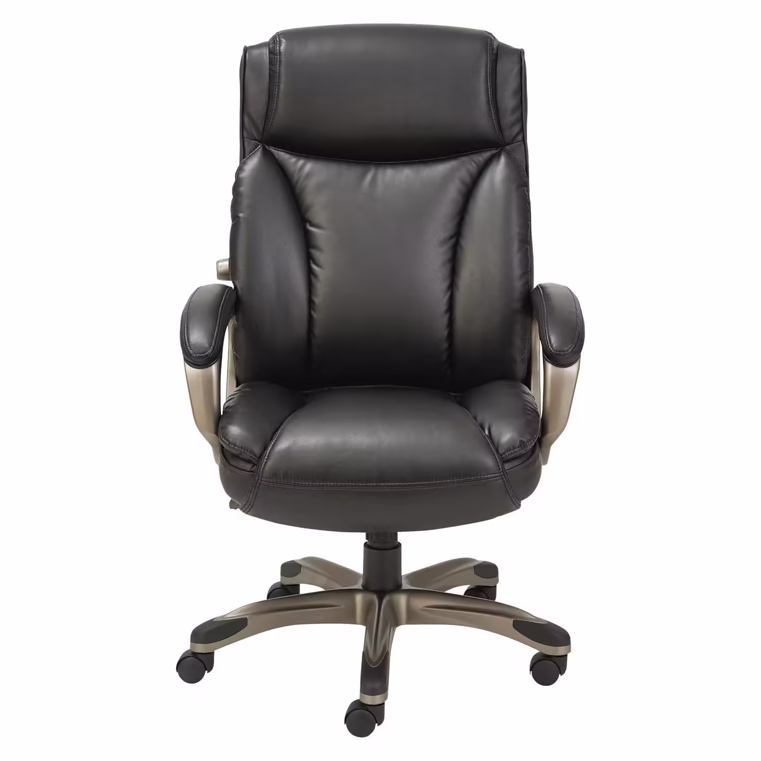 Alera Veon Series Executive High-Back Leather Chair, Select Colors