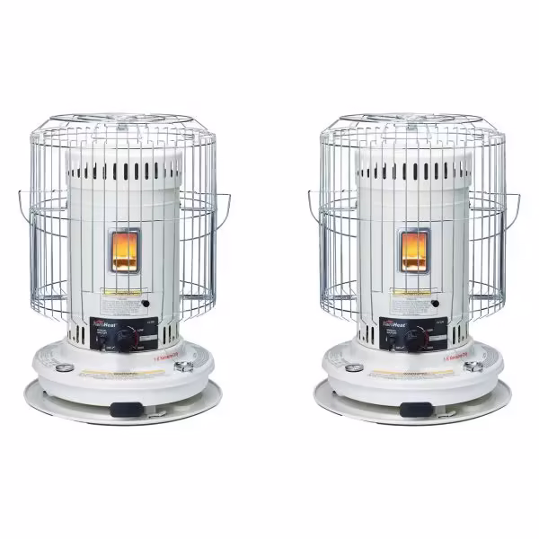 23,500 BTU Indoor Outdoor Convection Kerosene Heater, 2 Pack