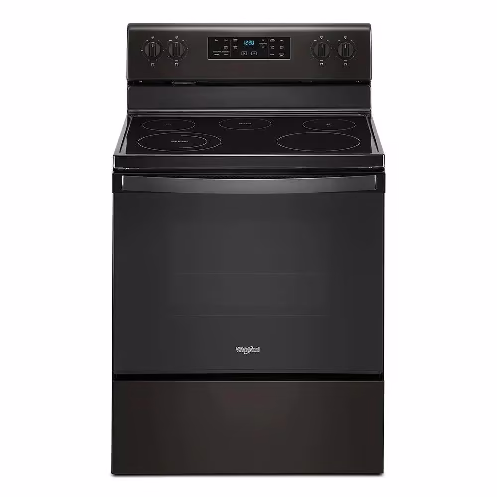 5.3 Cu. ft. Range with Frozen Bake Technology . WFE505W0JV Black