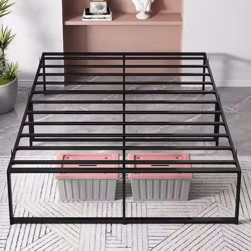 14-Inch Heavy-Duty Metal Full Bed Frame