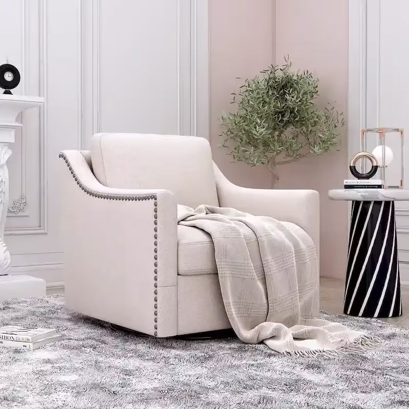 360-Degree Rotating Armchair