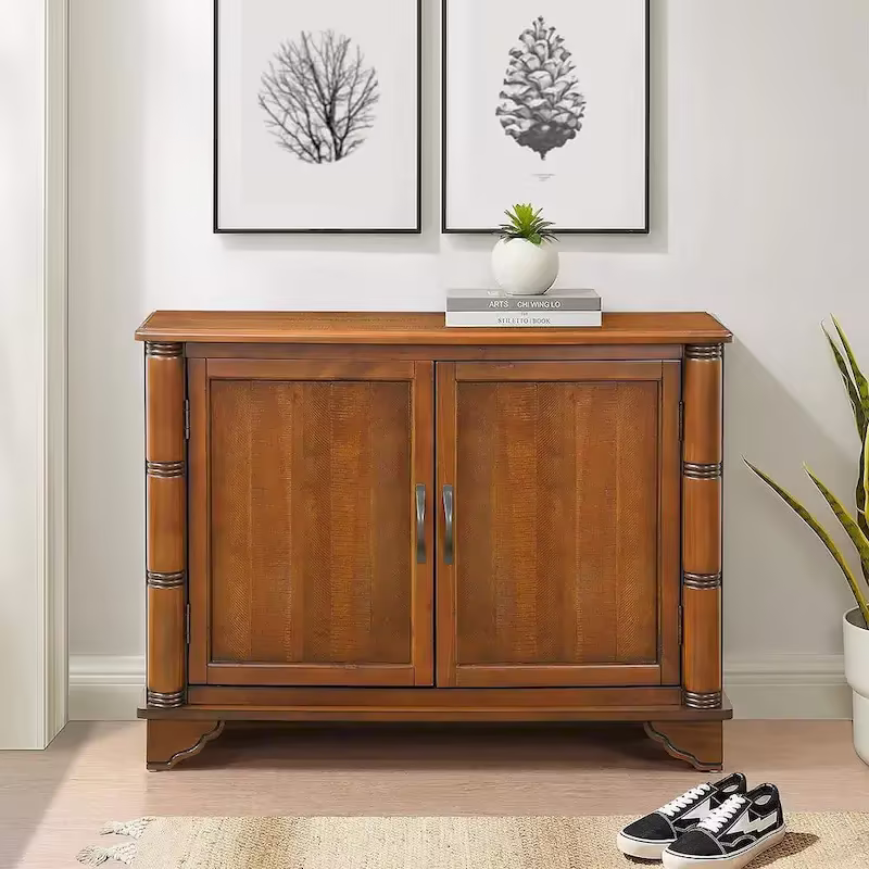 40-Inch Dresser Table with Adjustable Storage Shelves