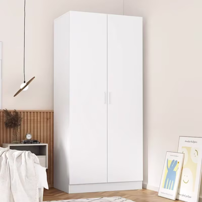5-Shelf Wardrobe Cabinet with Double Doors