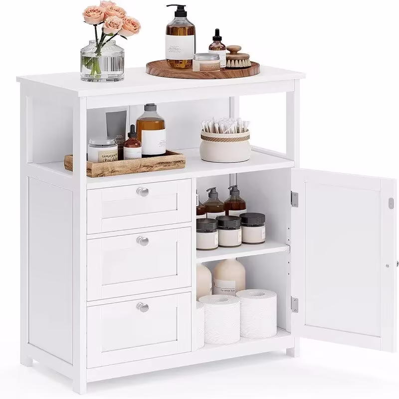 Bathroom Floor Storage Organizer