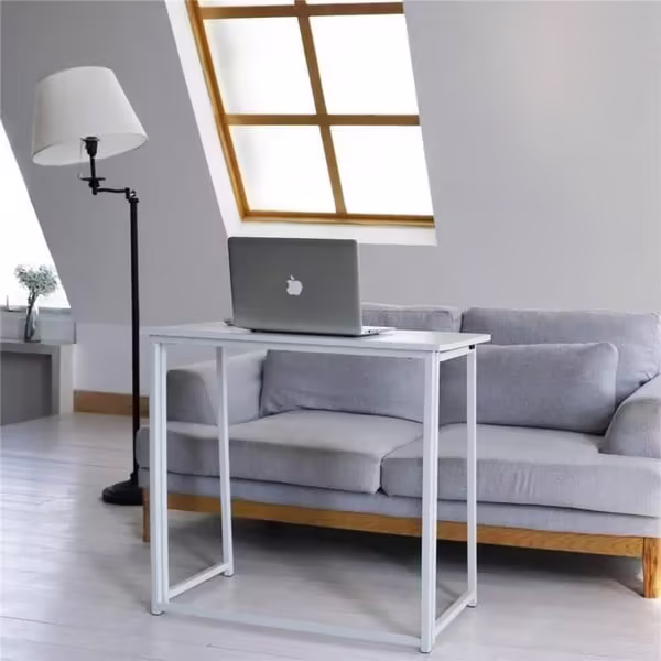 Porch & Den Elliott Folding Writing Desk - Versatile PC Office Table