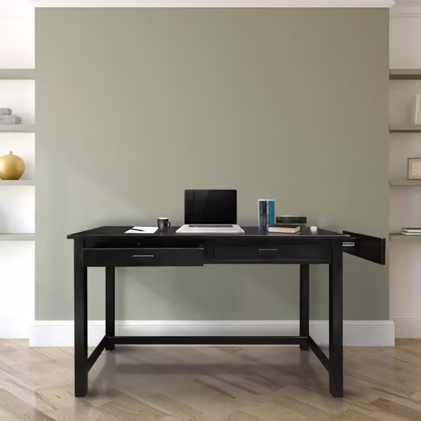 Porch & Den Handley Desk with Hidden Side Drawer