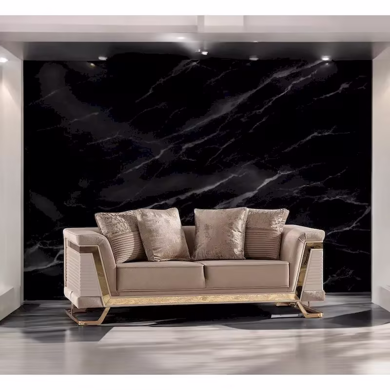 Renillo Velvet Upholstered Loveseat