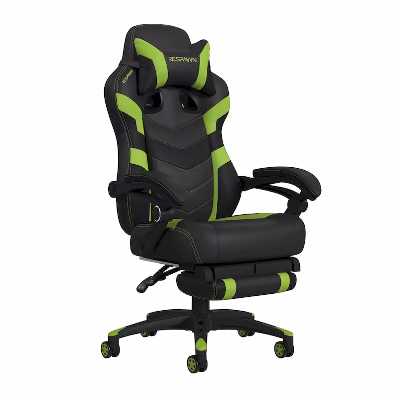 RESPAWN 110 Pro Ergonomic Gaming Chair with Footrest - Ideal Computer Desk Chair