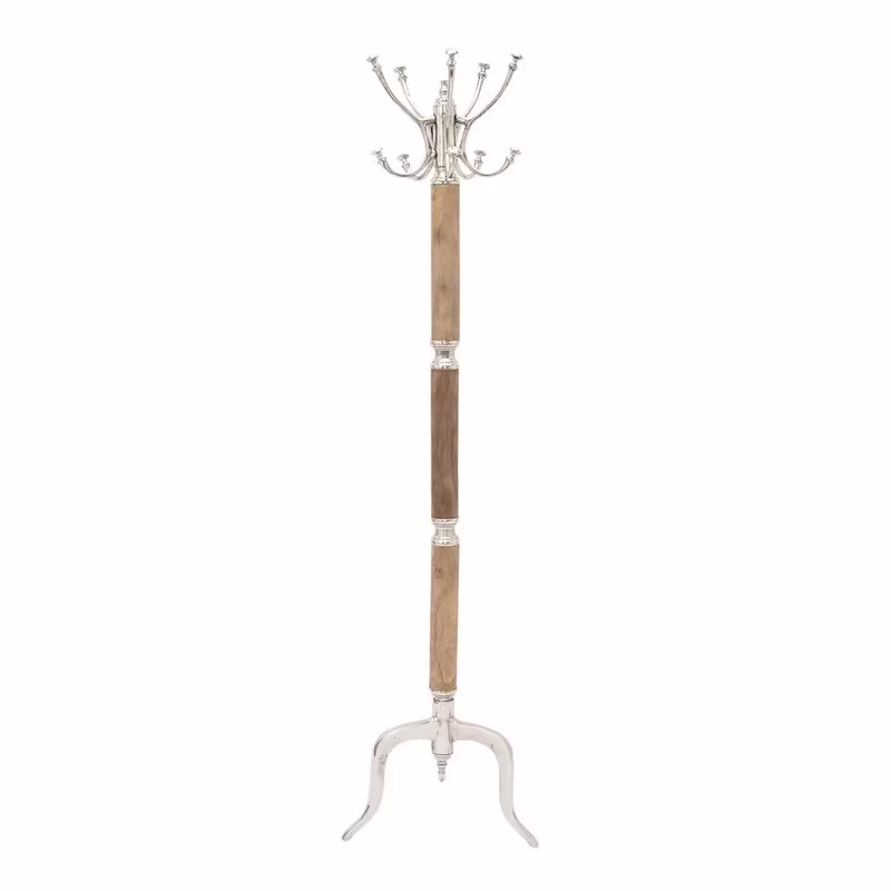 Roche River Decor Aluminum Coat Rack - Available in Silver or Gold