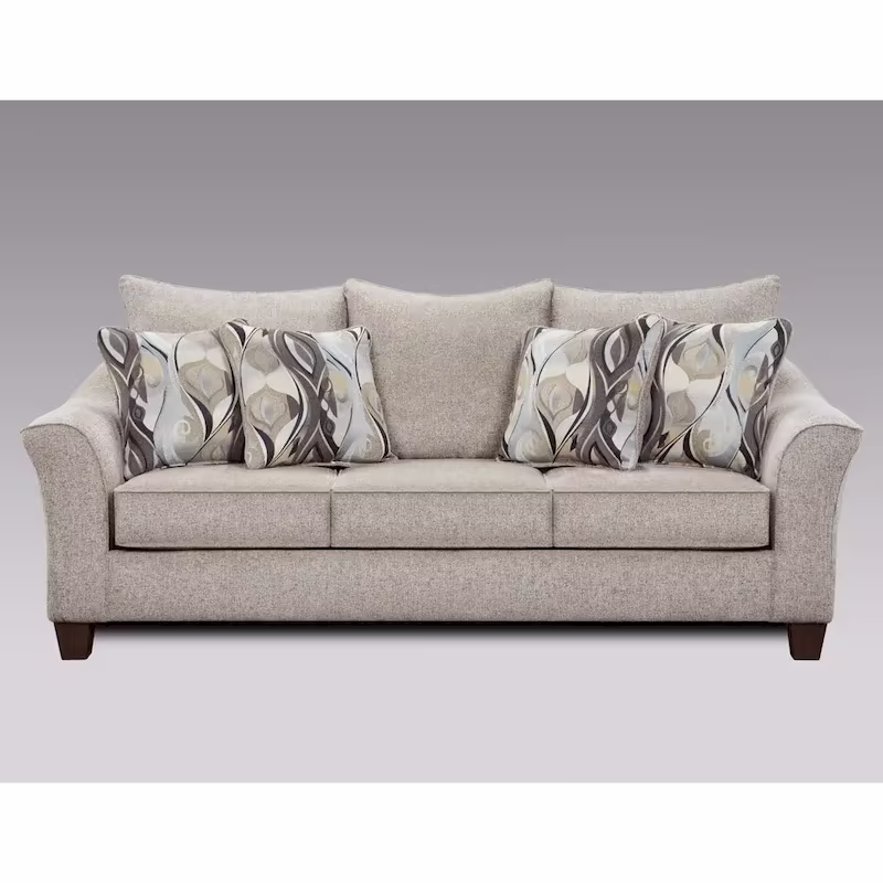 Roundhill Furniture Camero Upholstered Pillowback Sofa