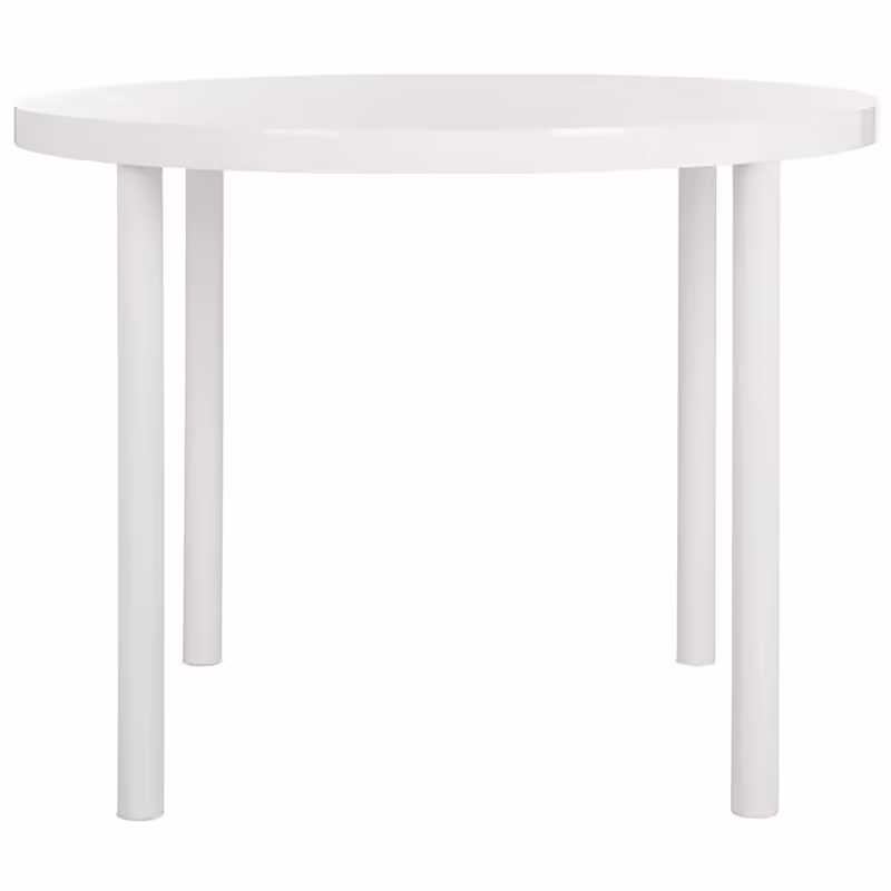 SAFAVIEH Janell White Dining Table - 39.4" Square x 30" Height