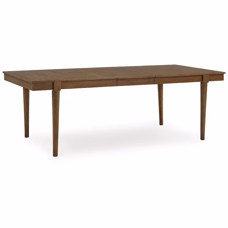 Signature Design by Ashley Lyncott Brown Extendable Dining Table - 42" W x 92" D x 30.25" H
