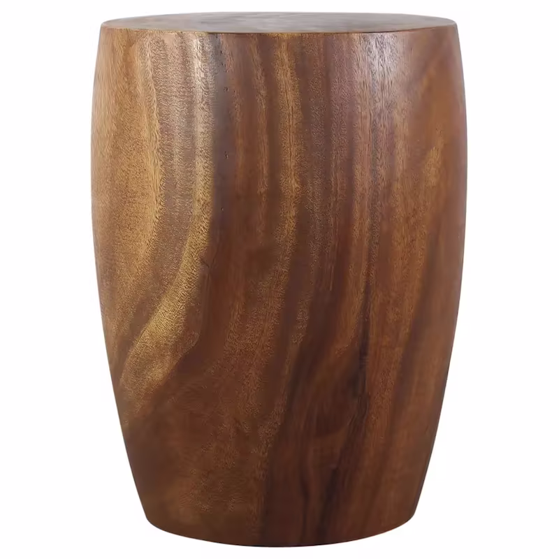Haussmann Walnut Oil Merlot End Table - 15" D x 15" W x 20" H