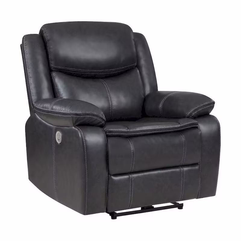 McLean Dark Grey Electric Recliner Chair