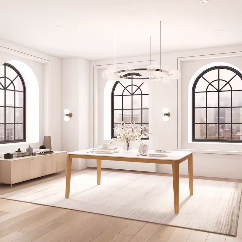 Midtown Concept Valse Wooden Indoor Dining Table
