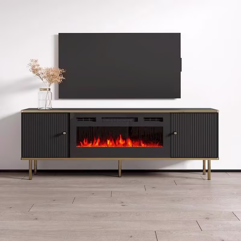 Camelia 63-Inch Electric Fireplace TV Stand