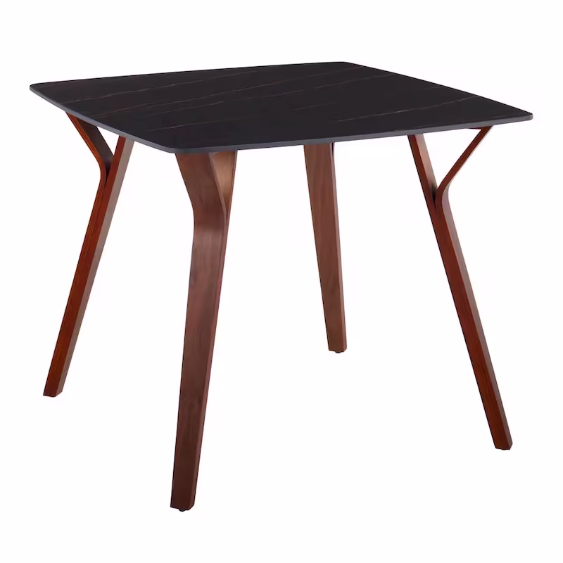 Carson Carrington Sala Dining Table Featuring a Textured Marble Top