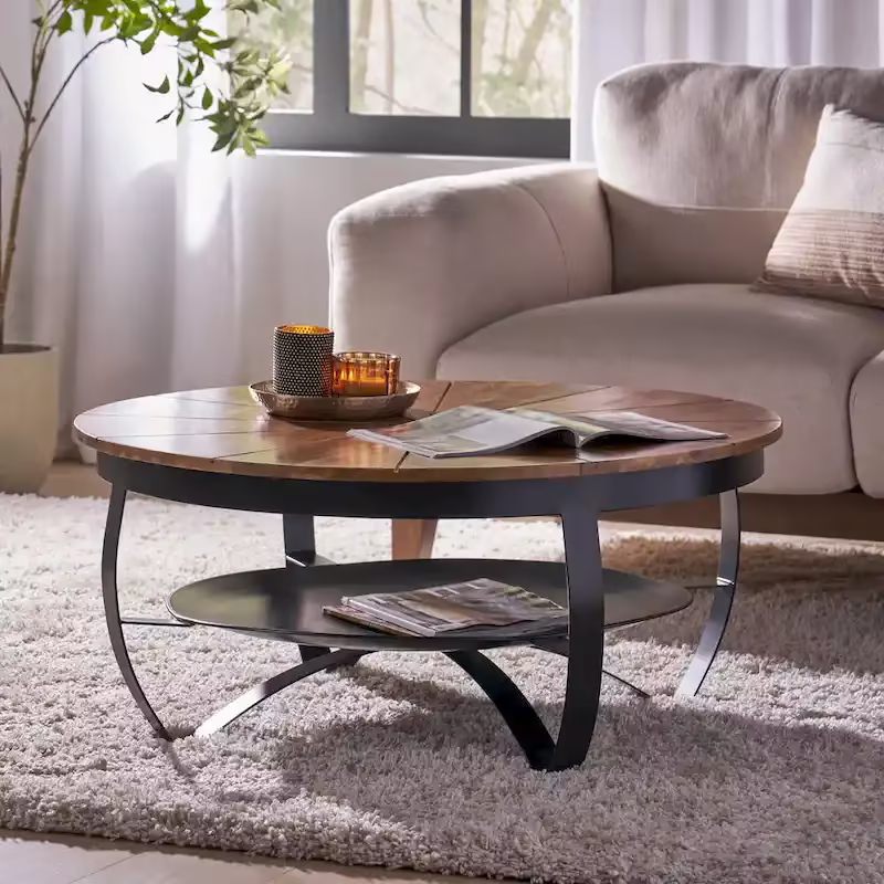 Christopher Knight Home Hadfield Boho Mango Wood Coffee Table