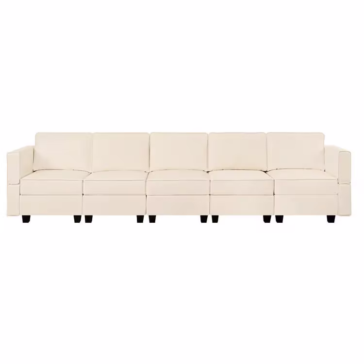 Convertible DIY Modular Sleeper Sectional Sofa Collection with Storage Seats - Perfect for Your Living Room