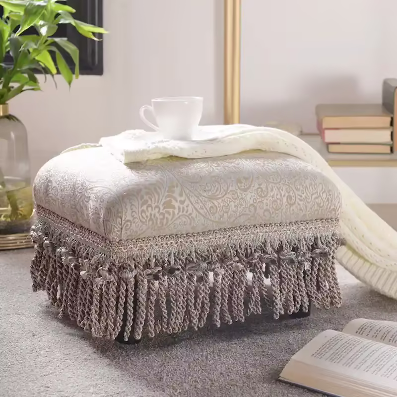 Fiona Footstool by Jennifer Taylor Home