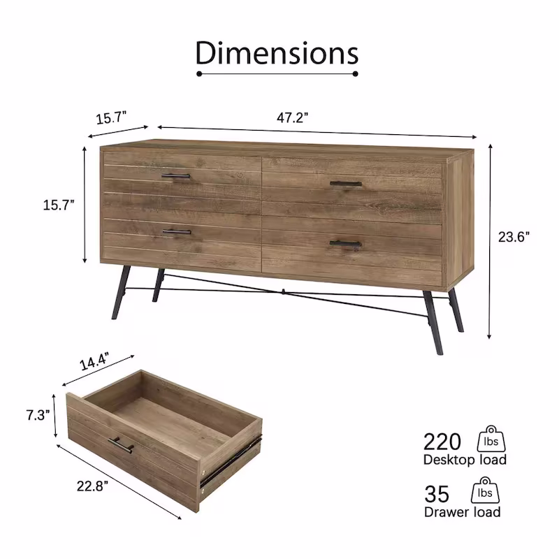 Four-Drawer Storage Chest