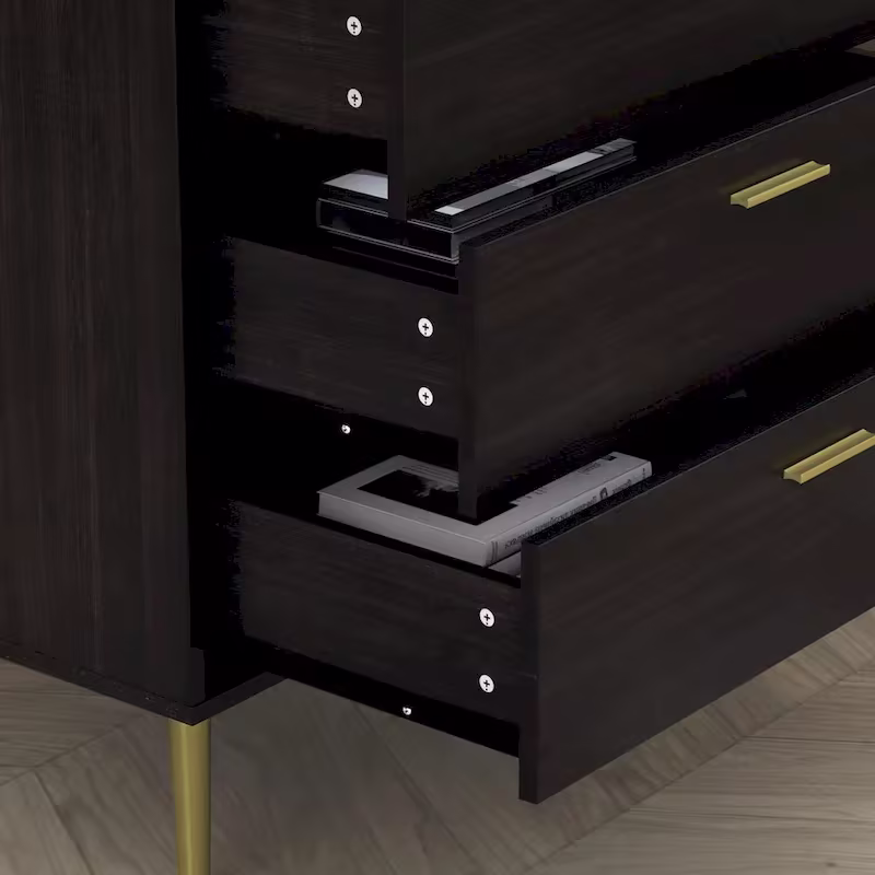 FUFU&GAGA 5-Drawer Chest of Drawers