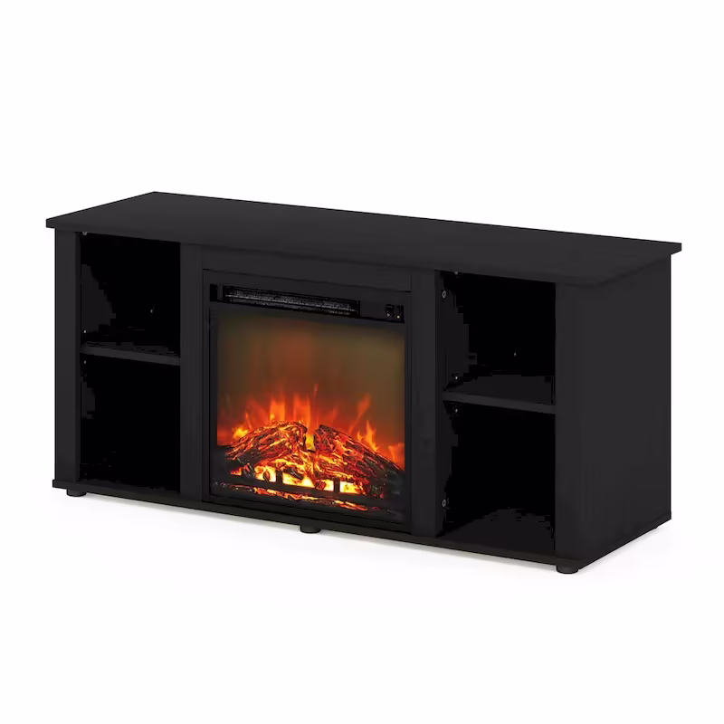 Furinno Jensen Fireplace TV Stand