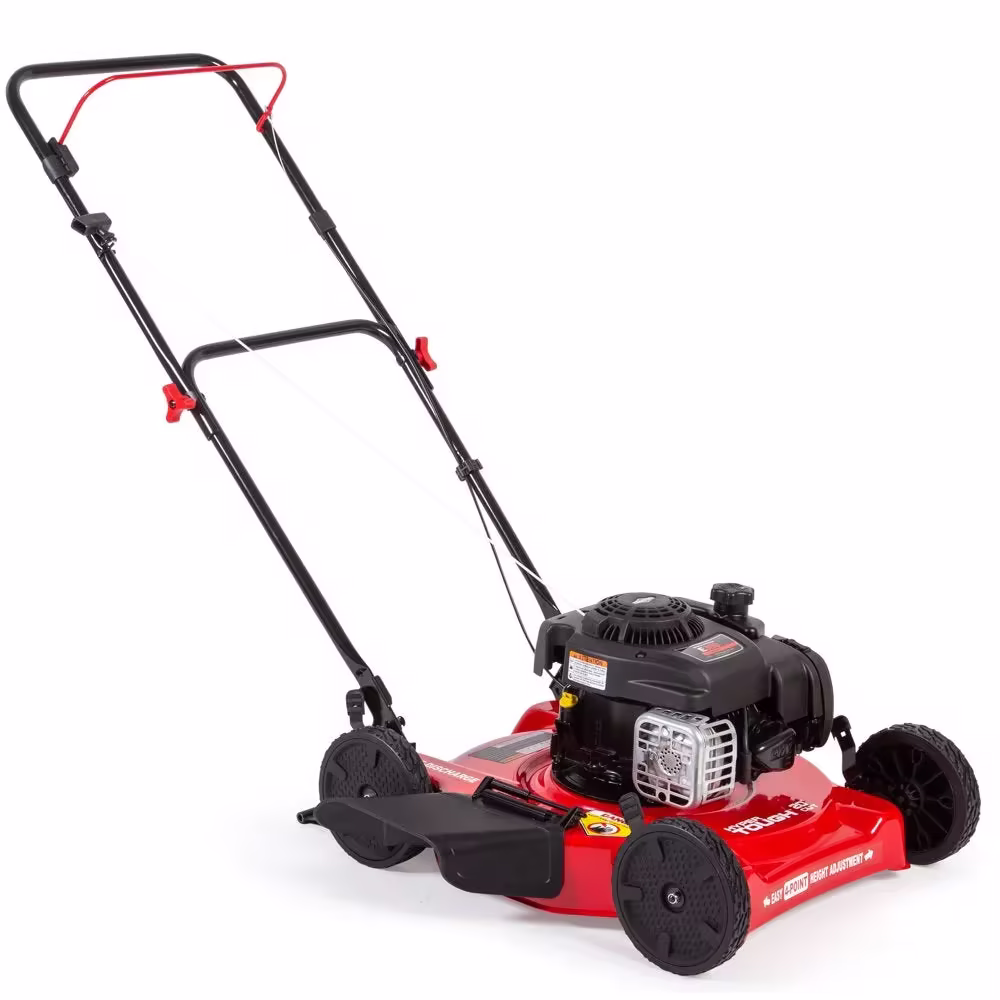 20-Inch 125cc Gas Push Mower with V-Twin Engine