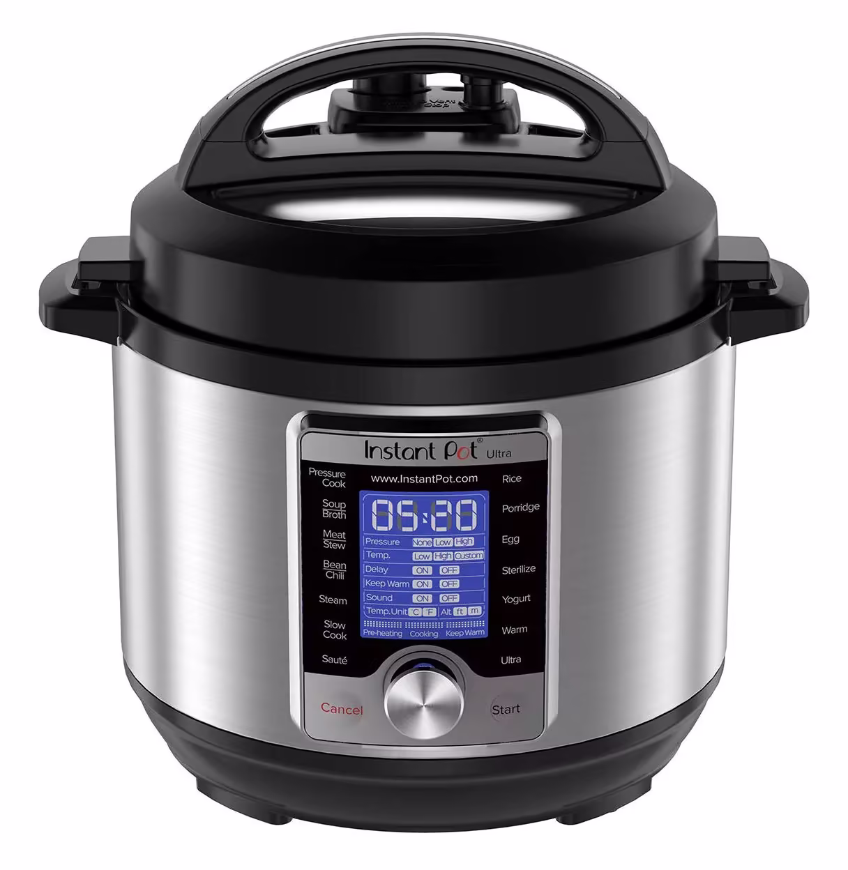 3 Quart Programmable Cooker, Stainless Steel, 16 in 1, Silver, Touch Control, UL Certified