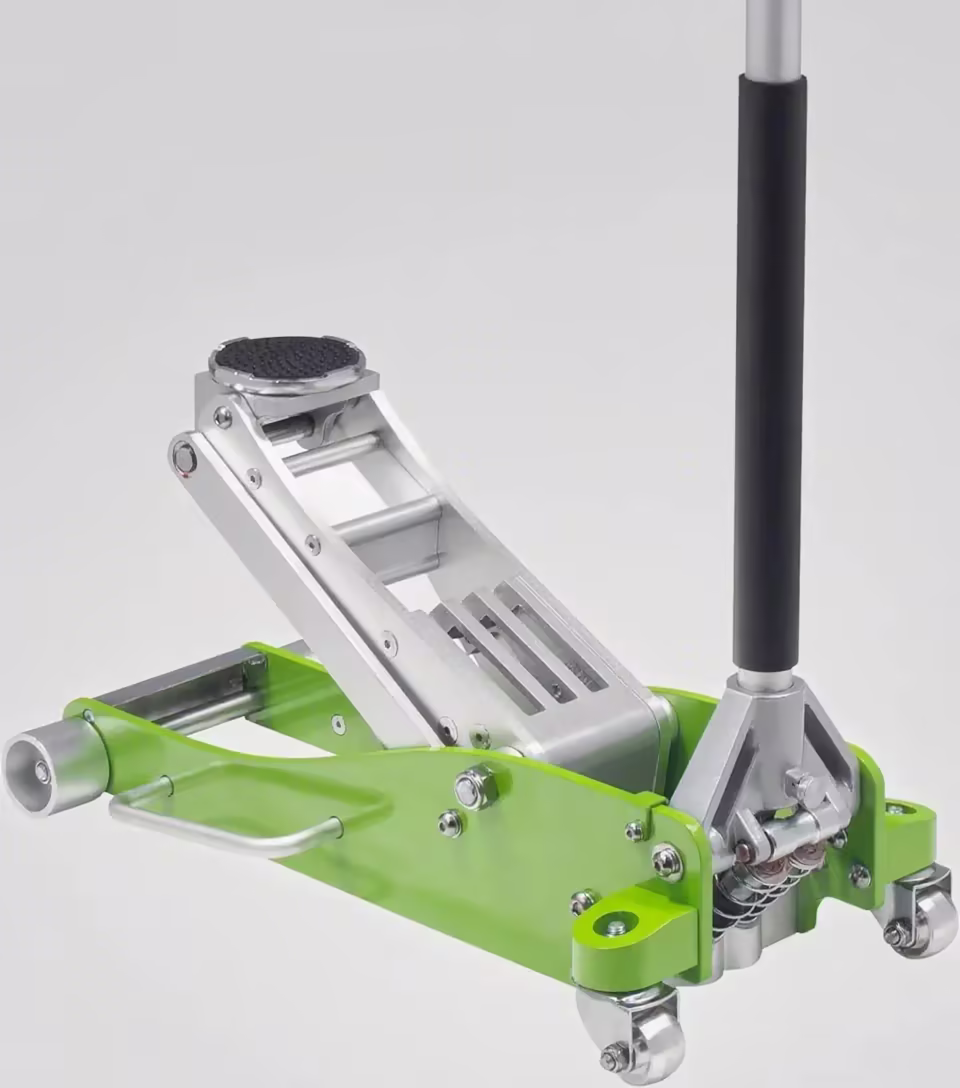 3-Ton Quick-Rise Aluminum Floor Jack with Dual Pump Pistons